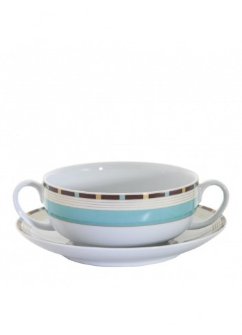 Taza Y Plato Consome-Marine