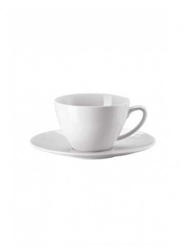 Taza Baja Y Plato 4 Mesh Weiss